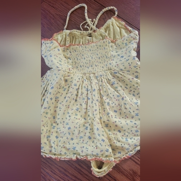 Urban Outfitters Betti Print Linen Romper - Picture 8 of 9